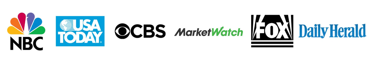 As featured on NBC, USA Today, CBS, MarketWatch, Fox, Daily Herald